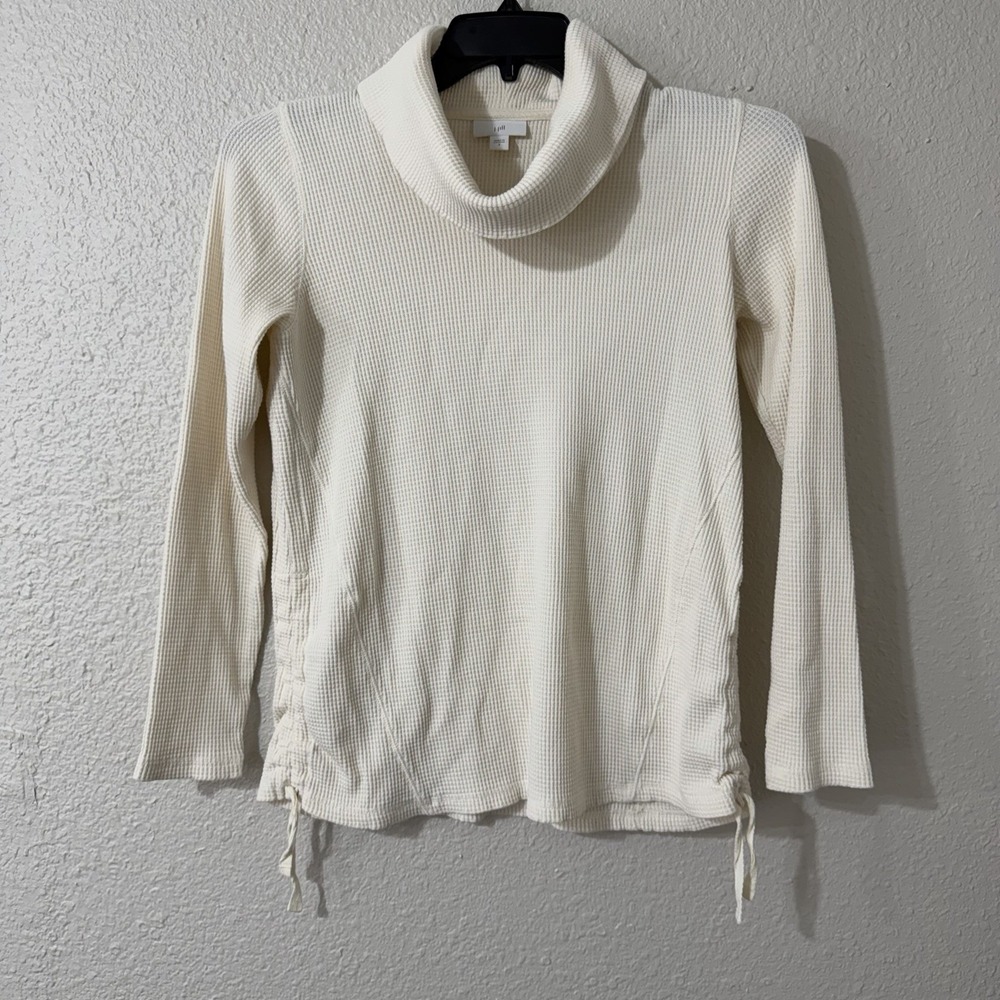 J Jill S Womens Longsleeve Shirt Cotton Luxury Casual Boho Minimal